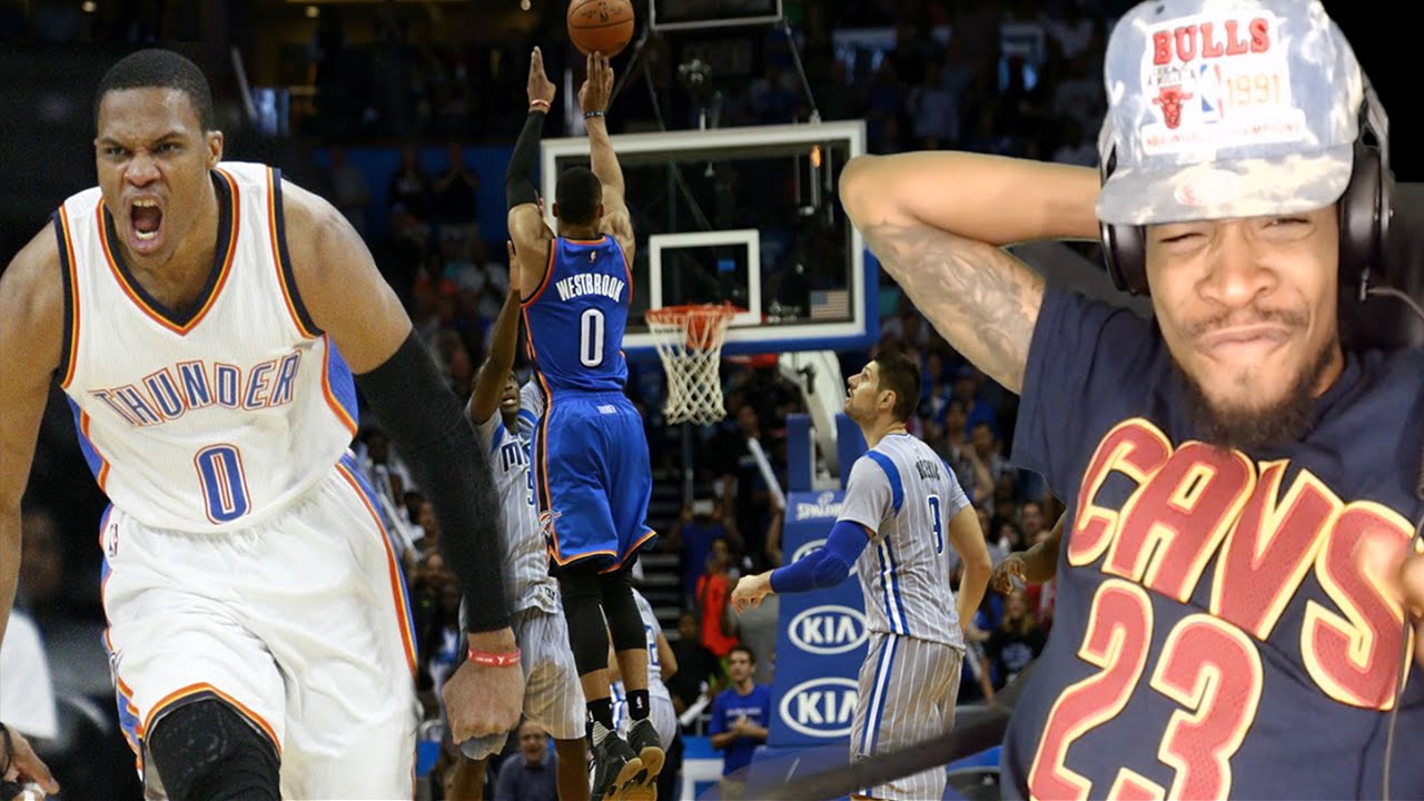 NASTIEST BUZZER-BEATER EVER! RUSSELL WESTBROOK TOP 10 DUNKS & PLAYS REACTION!!