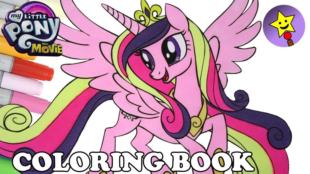 Princess Cadance Coloring Book MLP My Little Pony The Movie Coloring Page