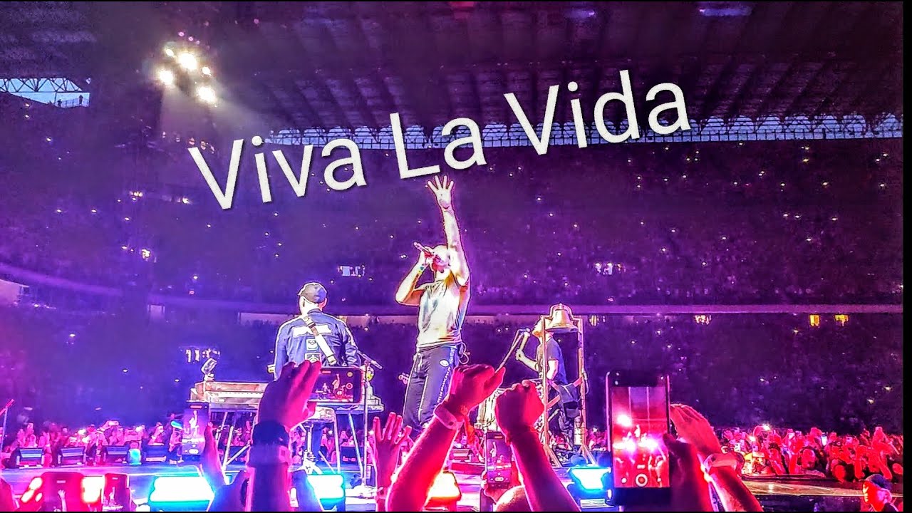 Coldplay - Viva La Vida - Live in Milan Italy, San Siro Stadium 25/6/2023 #ColdplayMilan #coldplay