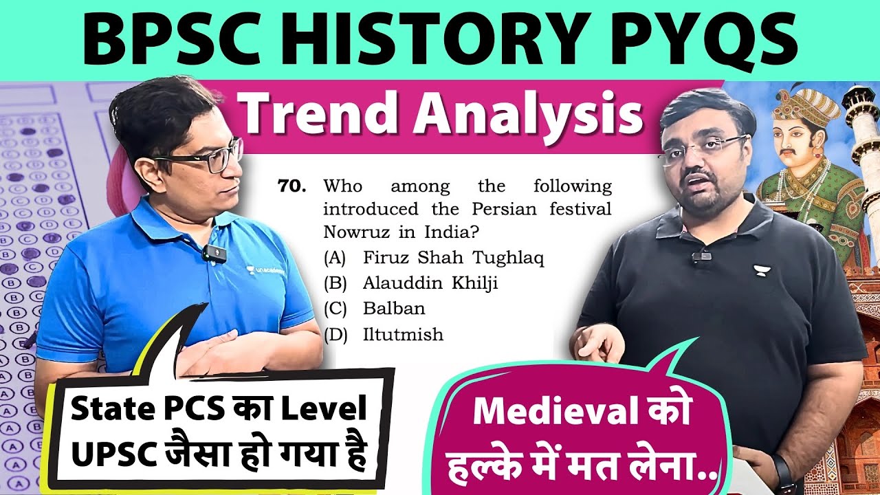 BPSC के लिए UPSC लेवल की तैयारी चाहिए? | BPSC History PYQs_Prelims | Mrunal Patel & Pratik Nayak