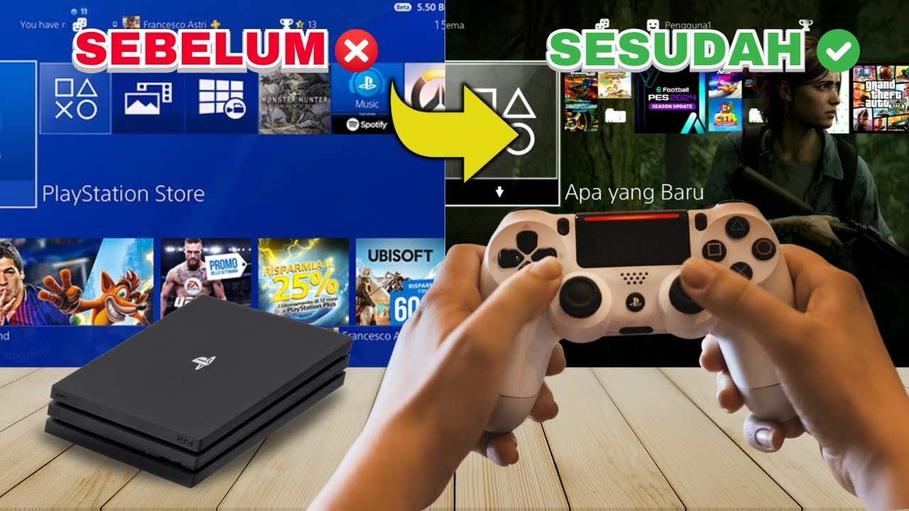 CARA MENGGANTI TEMA PS4 HEN MUDAH & CEPAT‼️