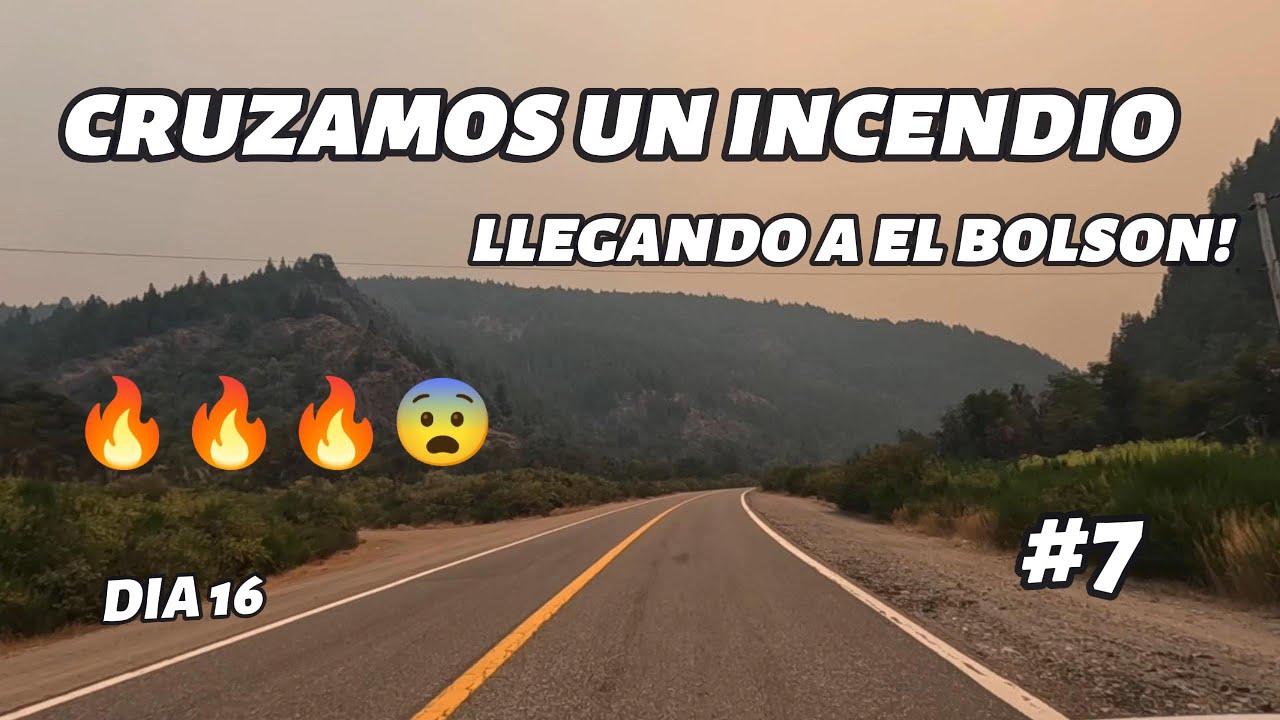 NO IMAGINAMOS LLEGAR ASI A EL BOLSON! 🔥🚗 - La Plata - Esquel #7