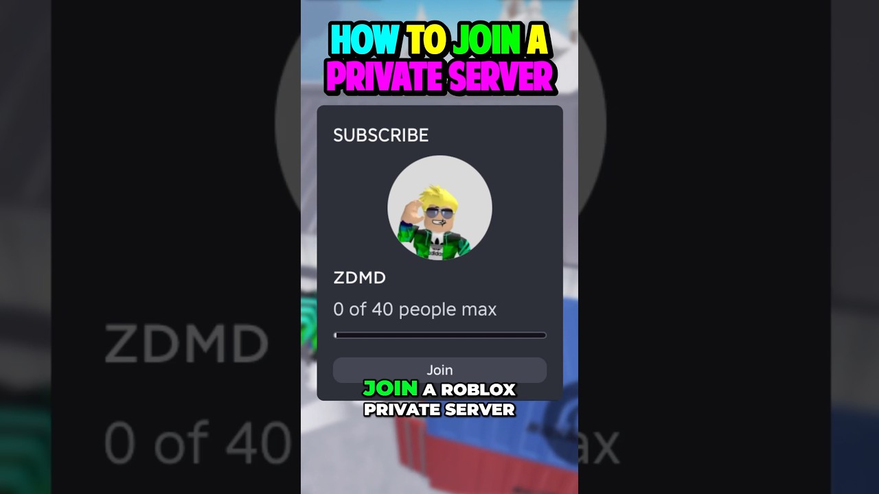 HOW To JOIN Roblox PRIVATE SERVERS!