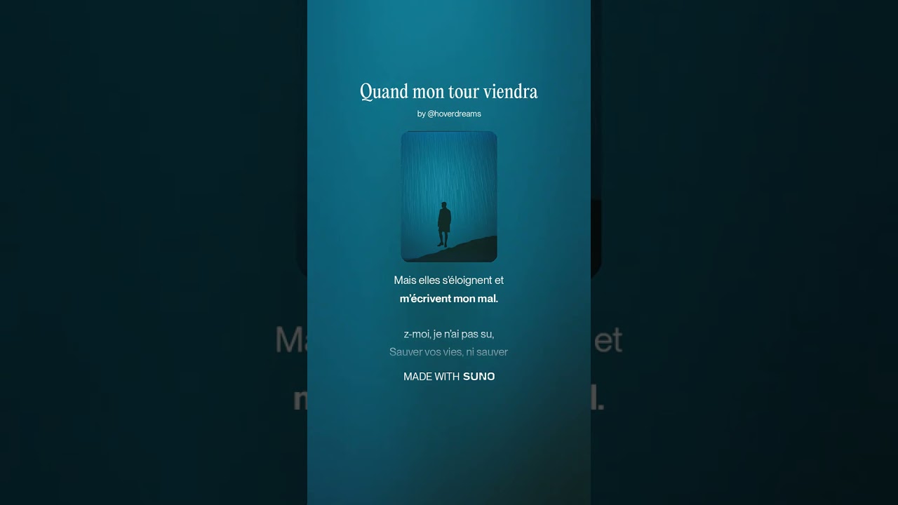 Quand mon tour viendra