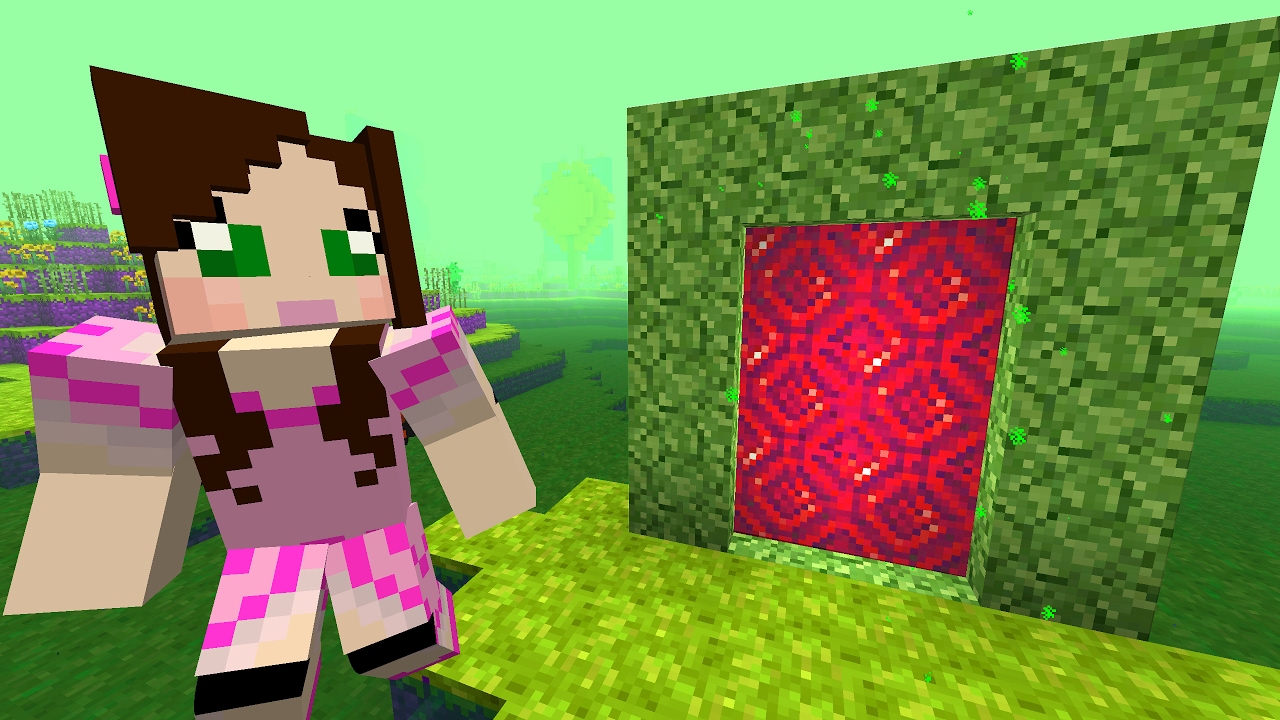 Minecraft: GIANT FLOWER DIMENSION CHALLENGE [EPS9] [42]