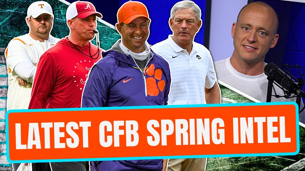 Josh Pate On Spring Scoop...Alabama + Tennessee + Clemson (Late Kick Cut)