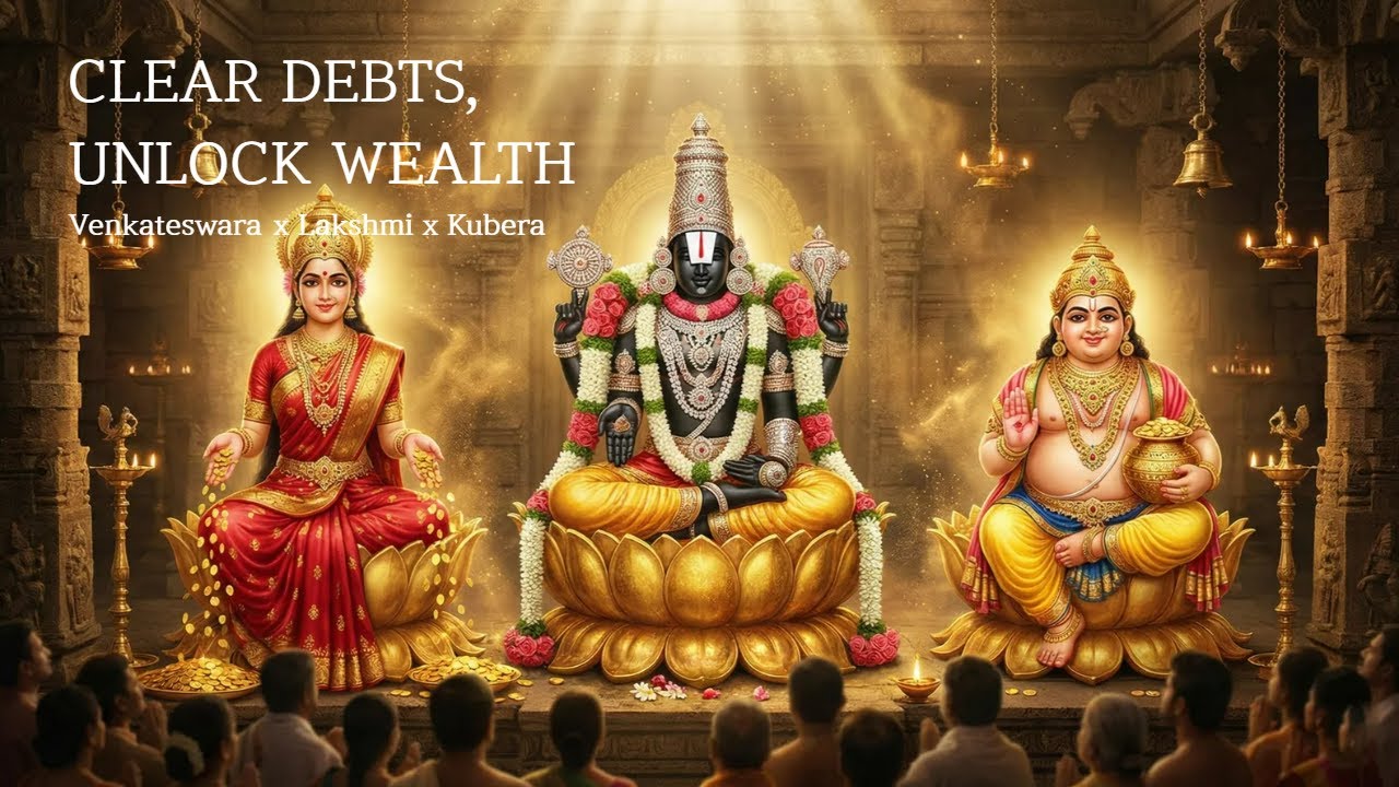 Destroy Debt & Financial Blocks | Venkateswara x Lakshmi x Kubera #wealthmantra