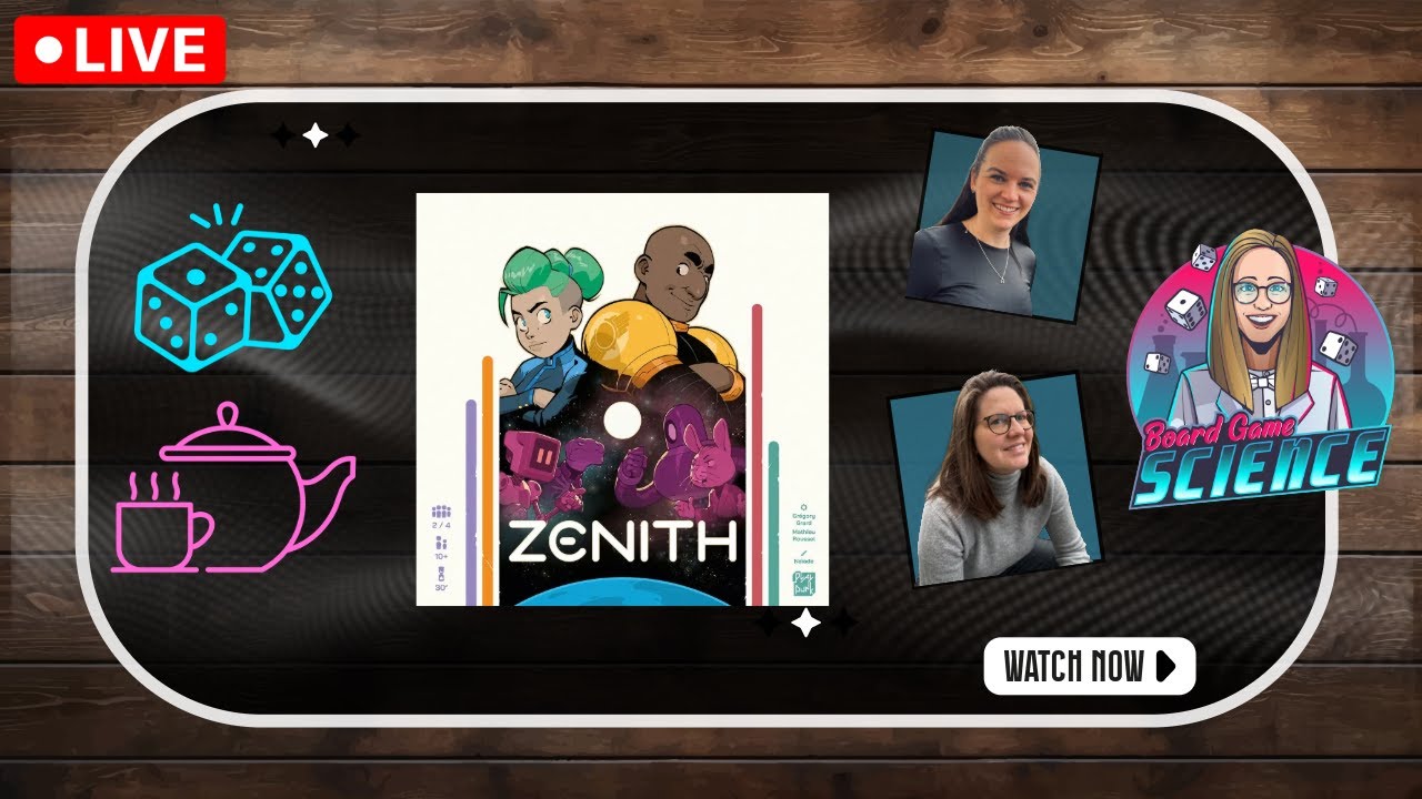 ZENITH - Würfel & Tee #19 Livestream Brettspiel Regeln / Let's play 2 Personen Spiel