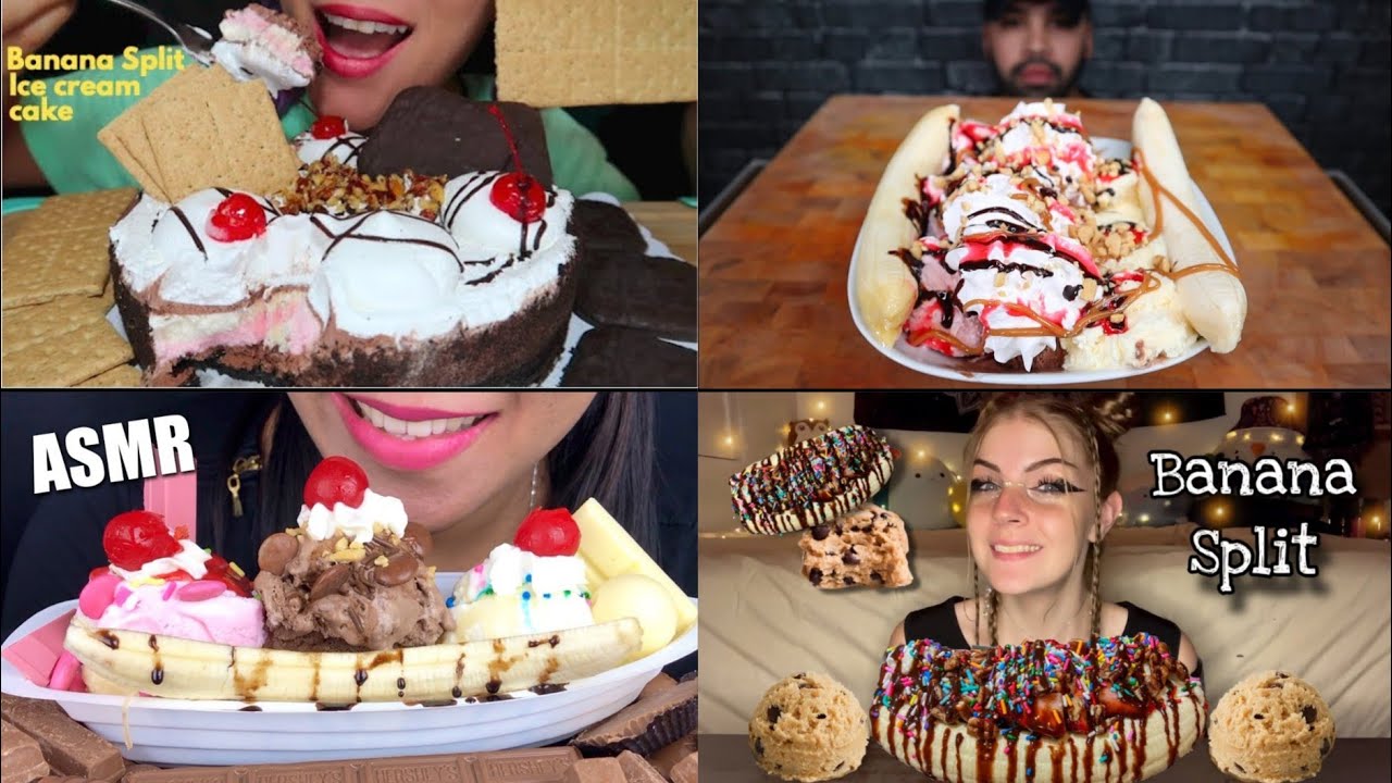 BANANA SPLIT MUKBANG