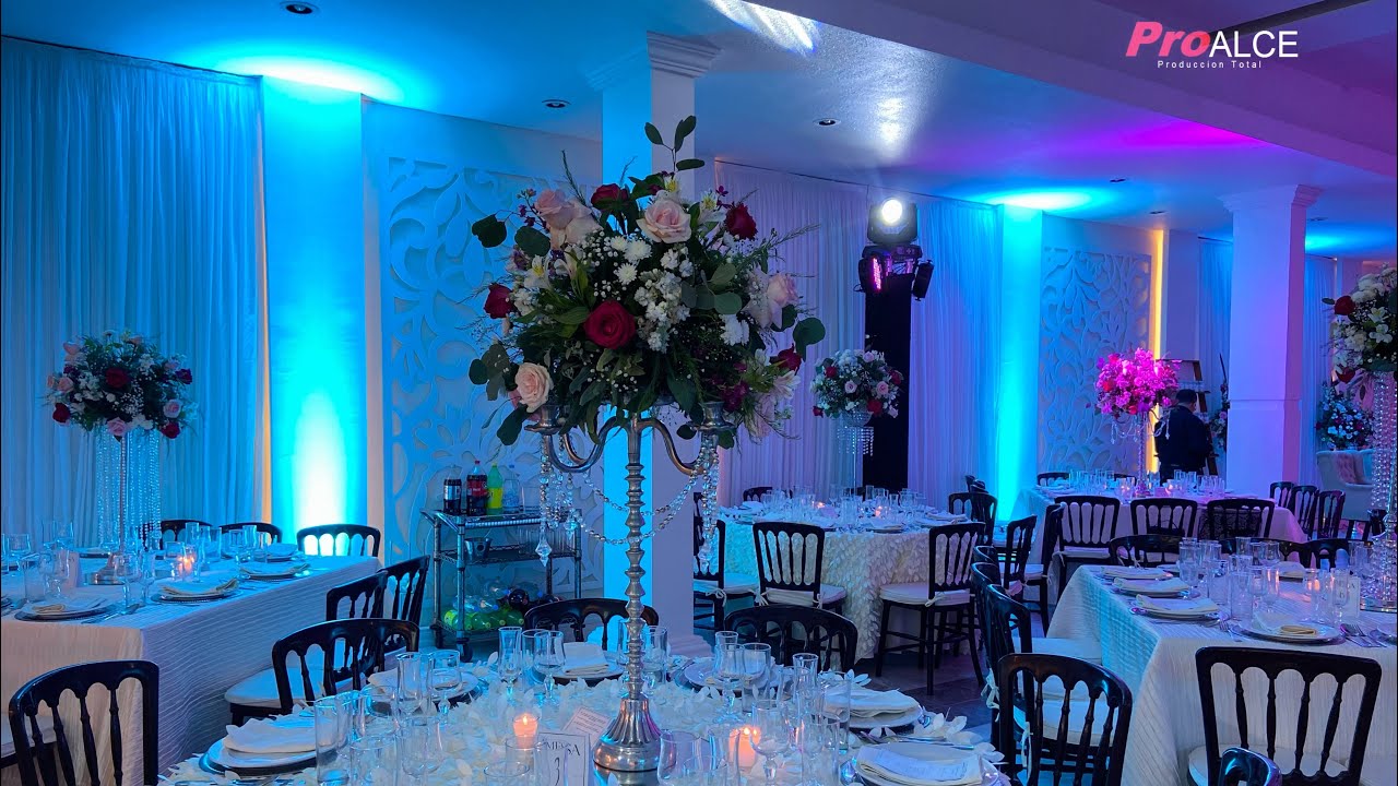 Iluminaci&oacute;n arquitect&oacute;nica y ambiental para Boda