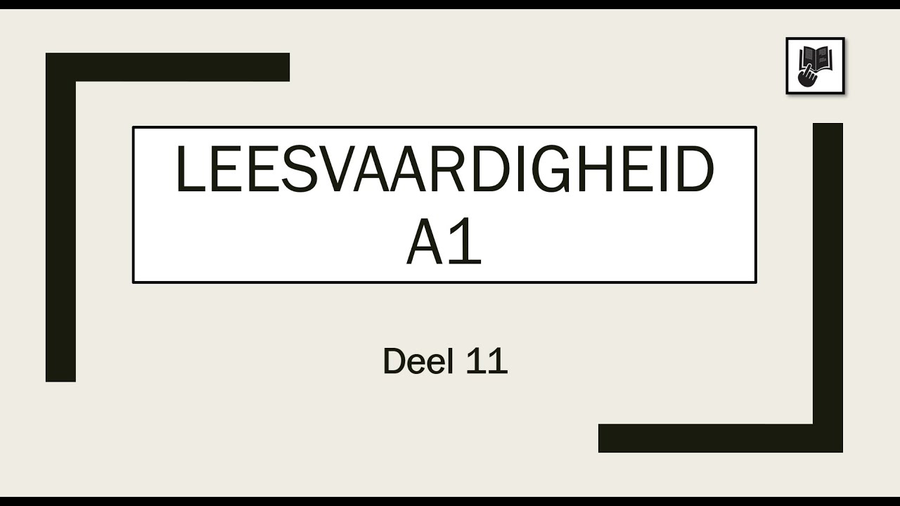 Leesvaardigheid A1 - Deel 11