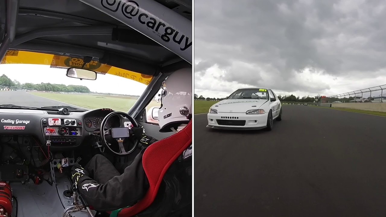 Ep 6: Pt 2: Combe Challenge Day - RACE FOOTAGE Honda Civic EK9 B18c racecar Castle Combe 27/05/2019