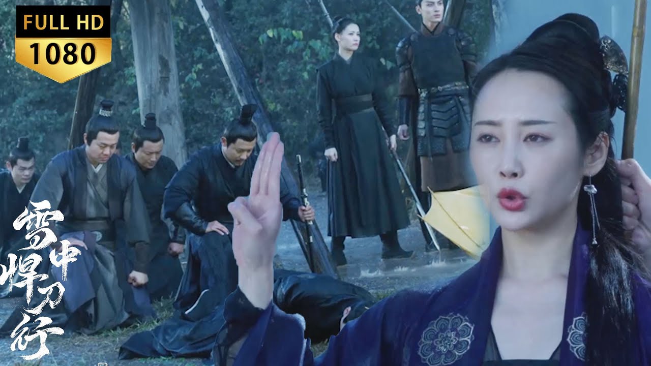 A villain tries to seize power after the master's death but is cut down by everyone.