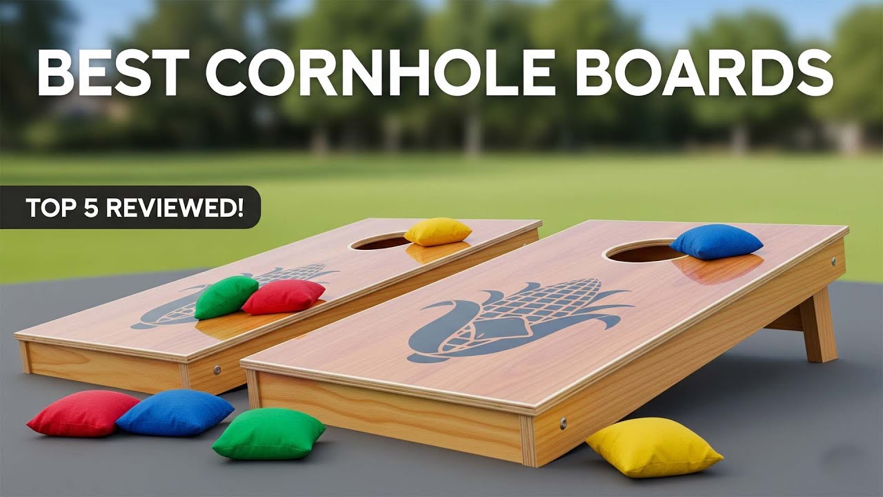 TOP 5 Best Cornhole Boards 2026 | How to choose cornhole boards for beginners and pros