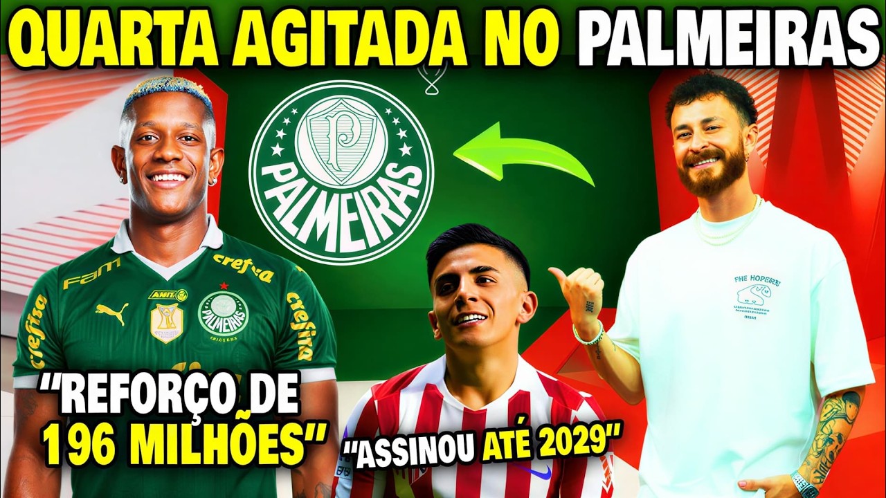 🚨GLOBO ESPORTE SP 11/03! VERDÃO FEZ ACORDO DE 156 MILHÕES! 4º REFORÇO CHEGOU?! NOTICIAS DO PALMEIRAS
