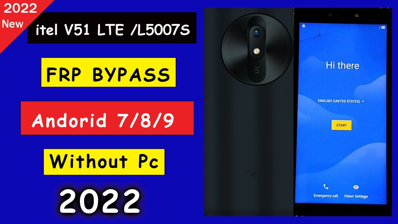 itel V51 LTE | L5007S Frp Bypass Unlock Google Account 2022 All itel model unlock Easy Method Quick