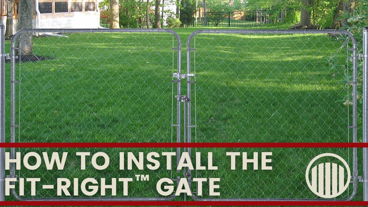 Fit-Right® Adjustable Walk Gate Installation