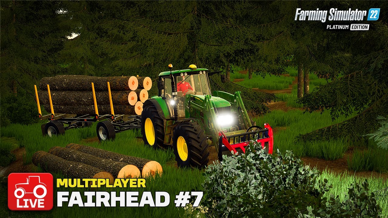 🔴LIVE! FAIRHEAD!! WINTER FORESTRY WORK! Farming Simulator 22 [FS22] Live Stream