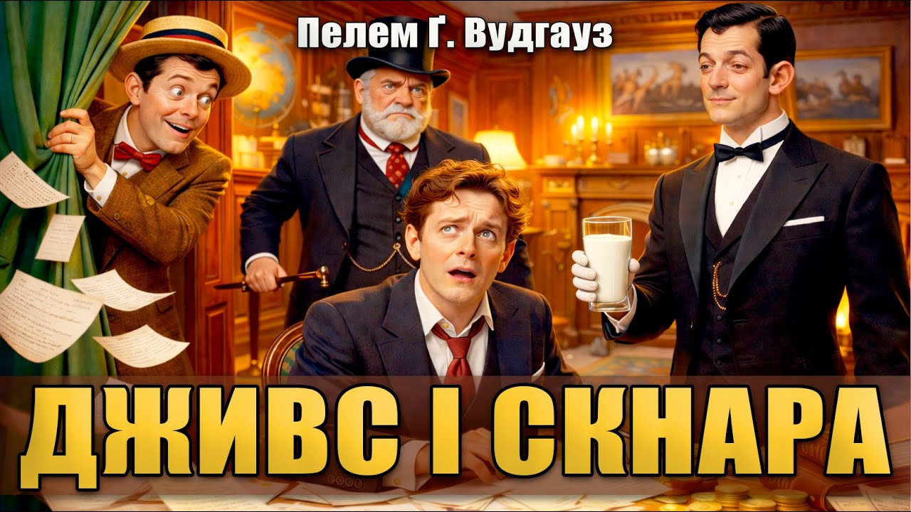 ПЕЛЕМ Ґ. ВУДГАУЗ - ДЖИВС І СКНАРА Читає Ярослав Макєєв #аудіокнигиукраїнською #комедія #дживсівустер