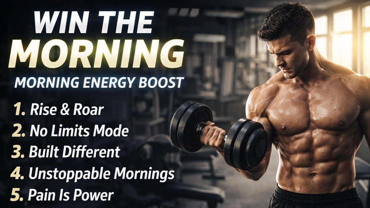Morning Energy Boost 💪 Gym Motivation Music | Success Mindset Playlist
