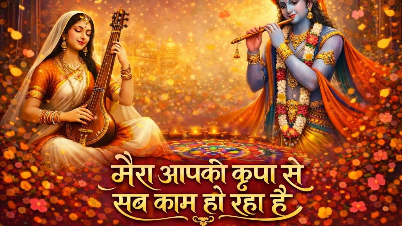 मेरा आपका कृपा से सब काम हो रहा है | Radha Krishna Bhajan | Heart Touching Bhajan