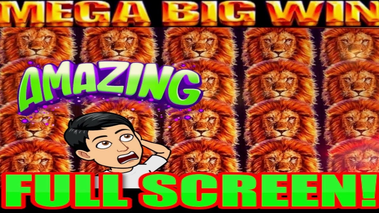 **MEGA BIG WINS!!!** LIONS EVERYWHERE!!! 🦁King of Africa WMS Slot Machine Bonus wins 