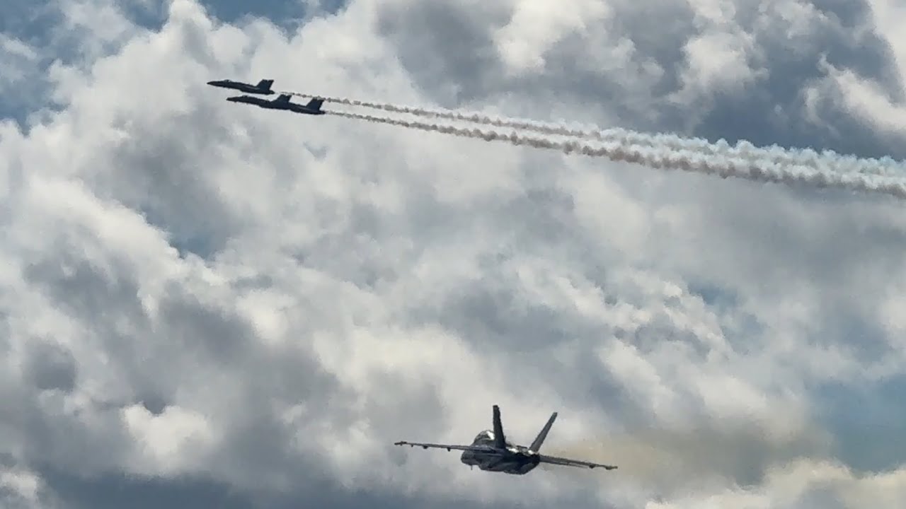 Blue Angels Show Doesn’t Go As Planned, But They Make Up For It! | Cleveland National Air Show 2024