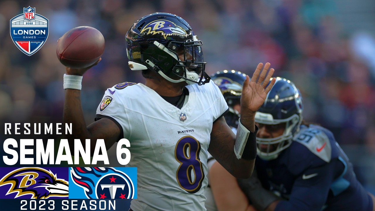 Baltimore Ravens vs. Tennessee Titans | Semana 6 NFL 2023 | NFL Highlights Resumen en español