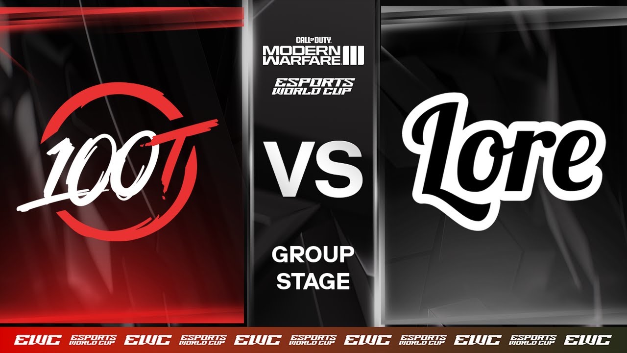 100 Thieves vs. Lore Gaming - EWC COD MW3 | Day 1 - Group Stage