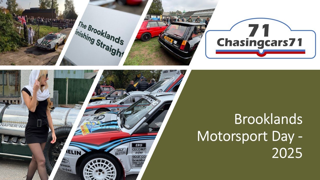 Brooklands Motorsport Day '25 including Test Hill, Demo Runs, Car Displays Race and Rally Classics!