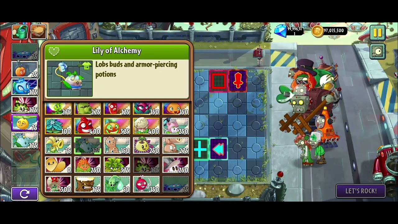 Pvz 2 Reflourished Luck o' the Zombie Level 1 - 4 Part 2