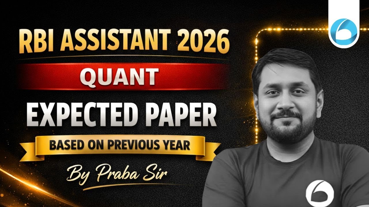 RBI Assistant Quant Expected Paper 2026 | Based on Previous Year Questions | RBI Assistant 2026