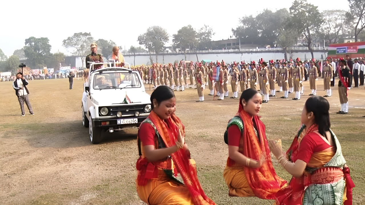 The 77th Republic Day celebration ||Government Higher Secondary and MP School ground || Kokrajhar 