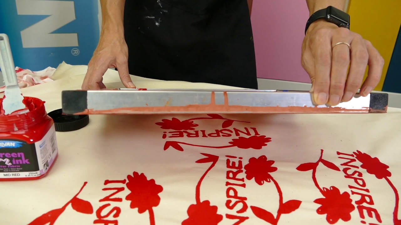 How to make a silk screen stencil using Derivan Screen Printing Stencil System