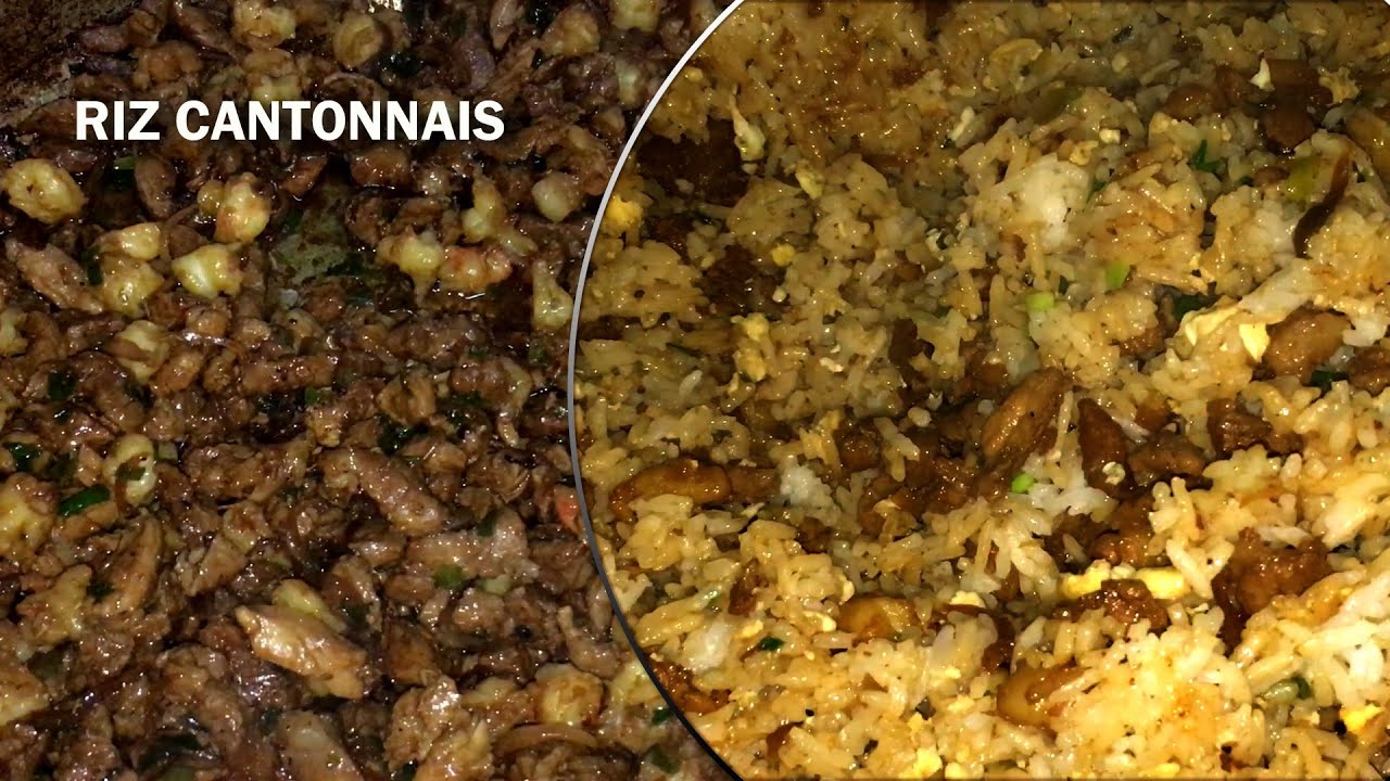 Riz cantonnais la recette réunionnaise facile et très simple à faire.