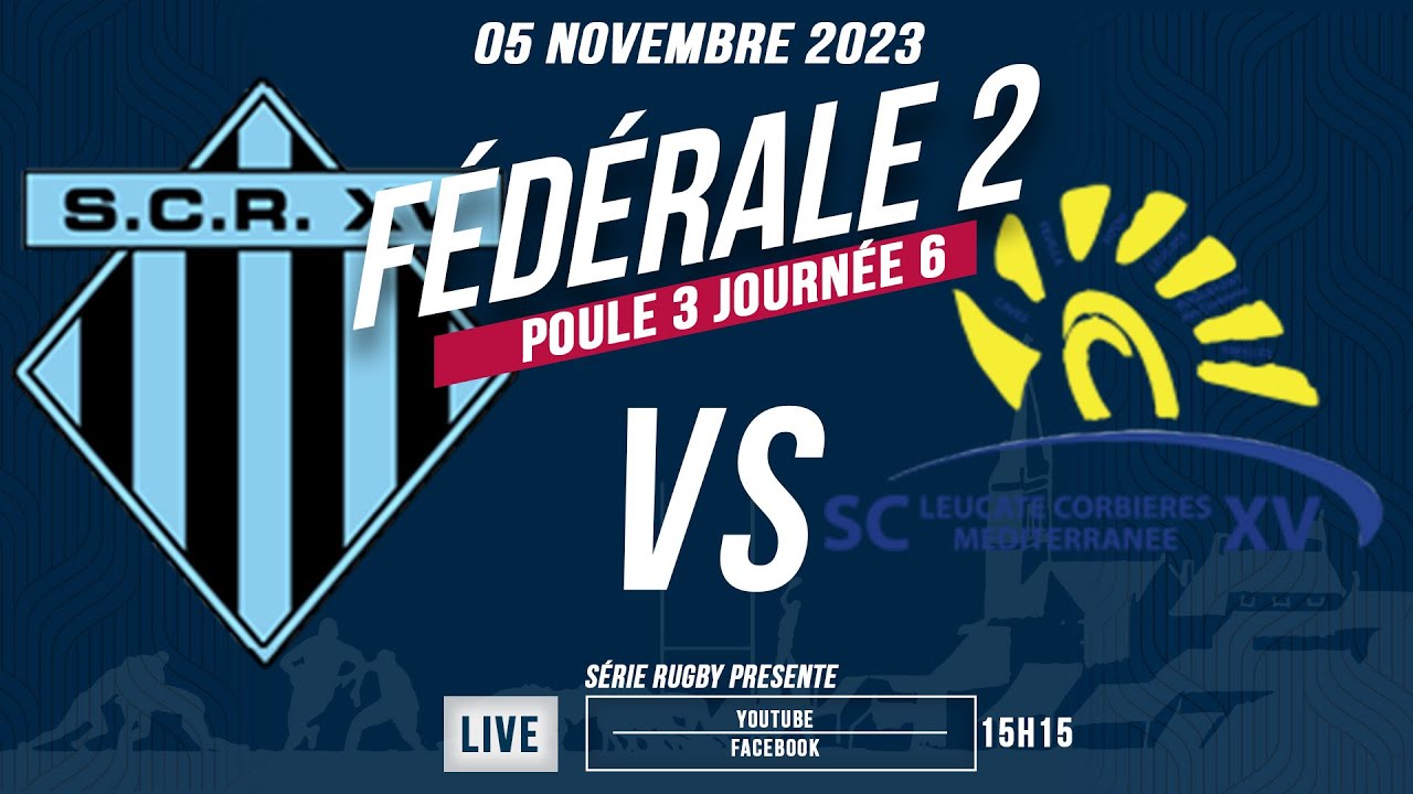 #SérieRugbyLive : Salanque Côte Radieuse / SC Leucate CM - Féd2 P3 - J6 - 5 Nov 23