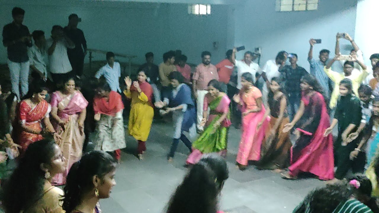 Bathukamma Celebrations--Govt. Polytechnic Nalgonda -Students' Performance 😀