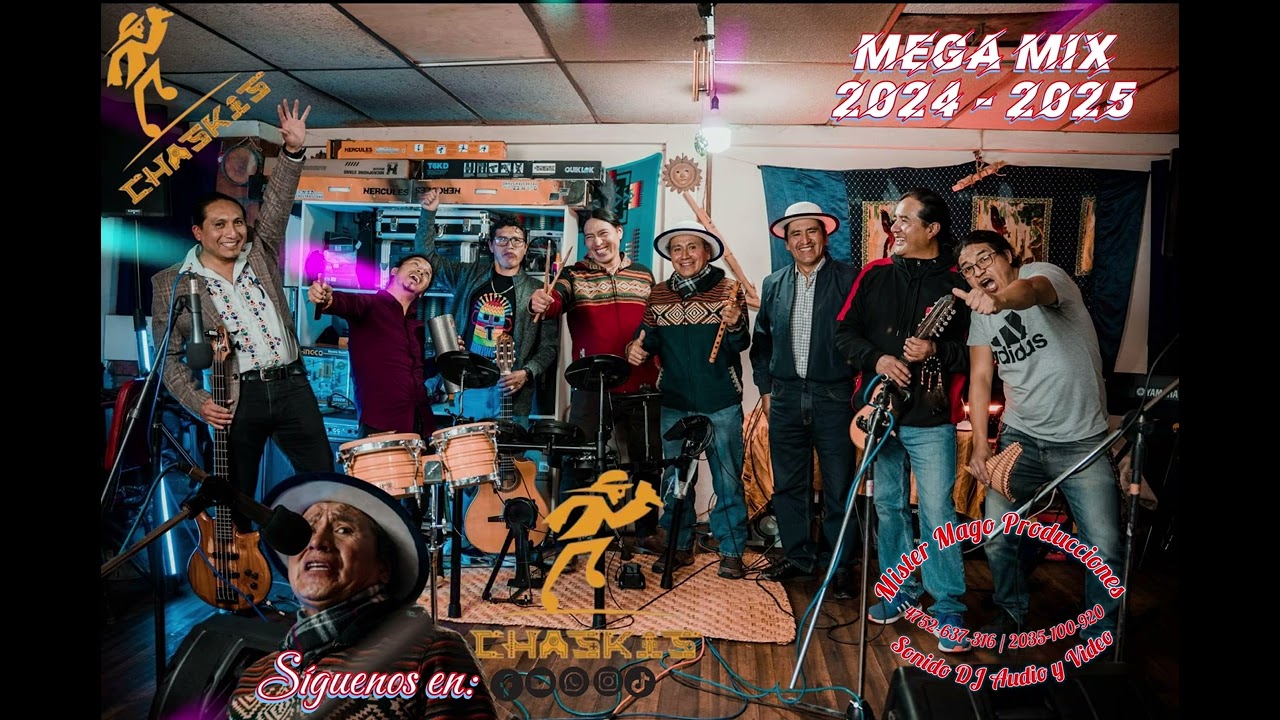 Agrupación Musical Los ChasKis homenajeando el tributo alos Chaskis Mega Mix 🇺🇸🇪🇨