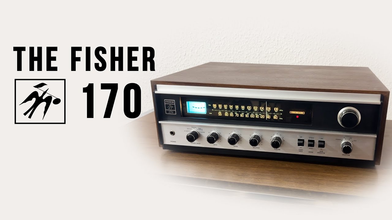 The Fisher 170 Stereo Receiver from 1972 #vintagehifi