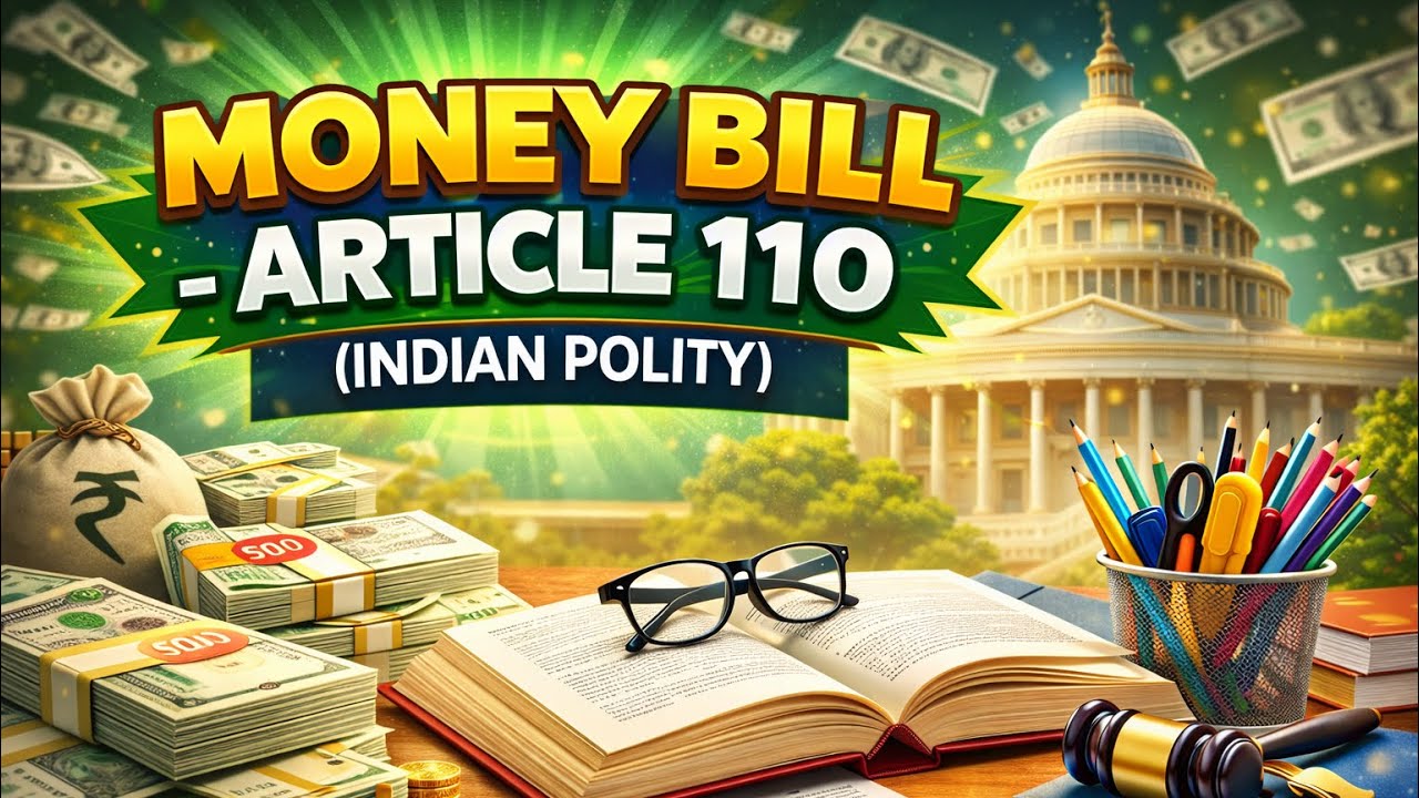 Money Bill Explained | Article 110 | Indian Polity | Shayna Steno Classes