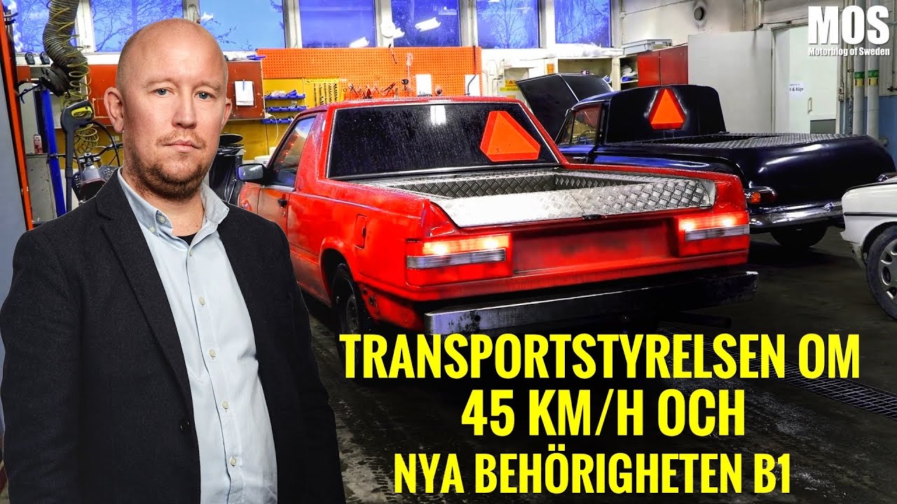 Transportstyrelsen om 45 km/h och nya beh&ouml;righeten B1