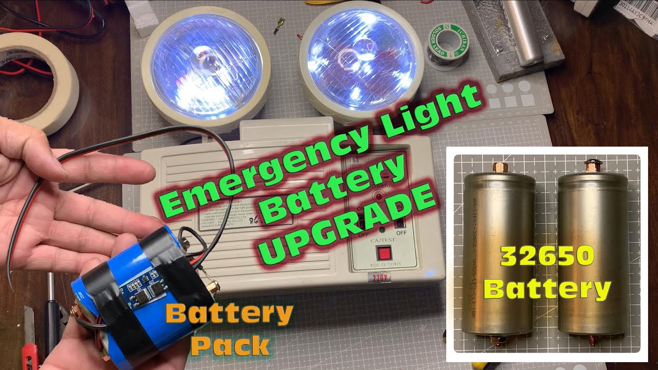Emergency Light Battery Upgrade