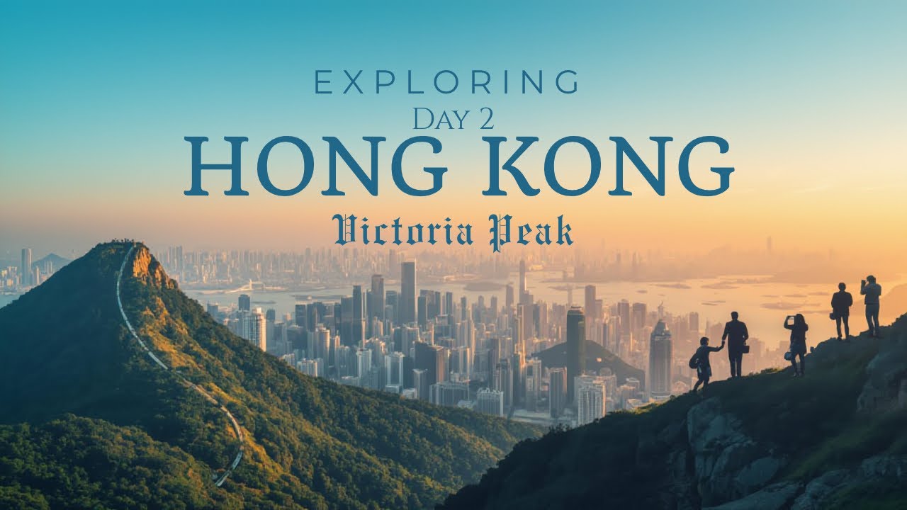 Day 2 Hong Kong Victoria Peak ￼tram ride and city Ding Ding ride 