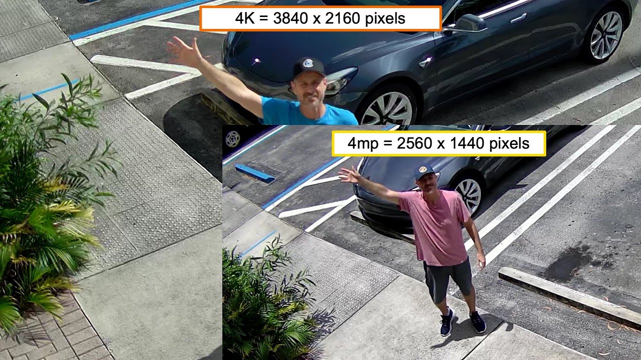 4mp vs 4K IP Camera Video Comparison (4mp vs 8mp)