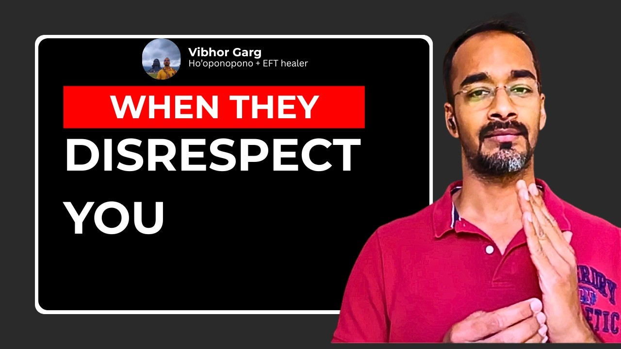 Tap This When People Disrespect You | EFT Healing
