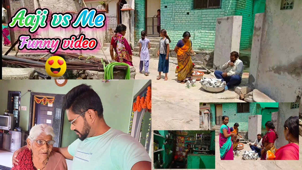 Aaji vs Me - funny video || satish durge vlog❤Happy Joint Family