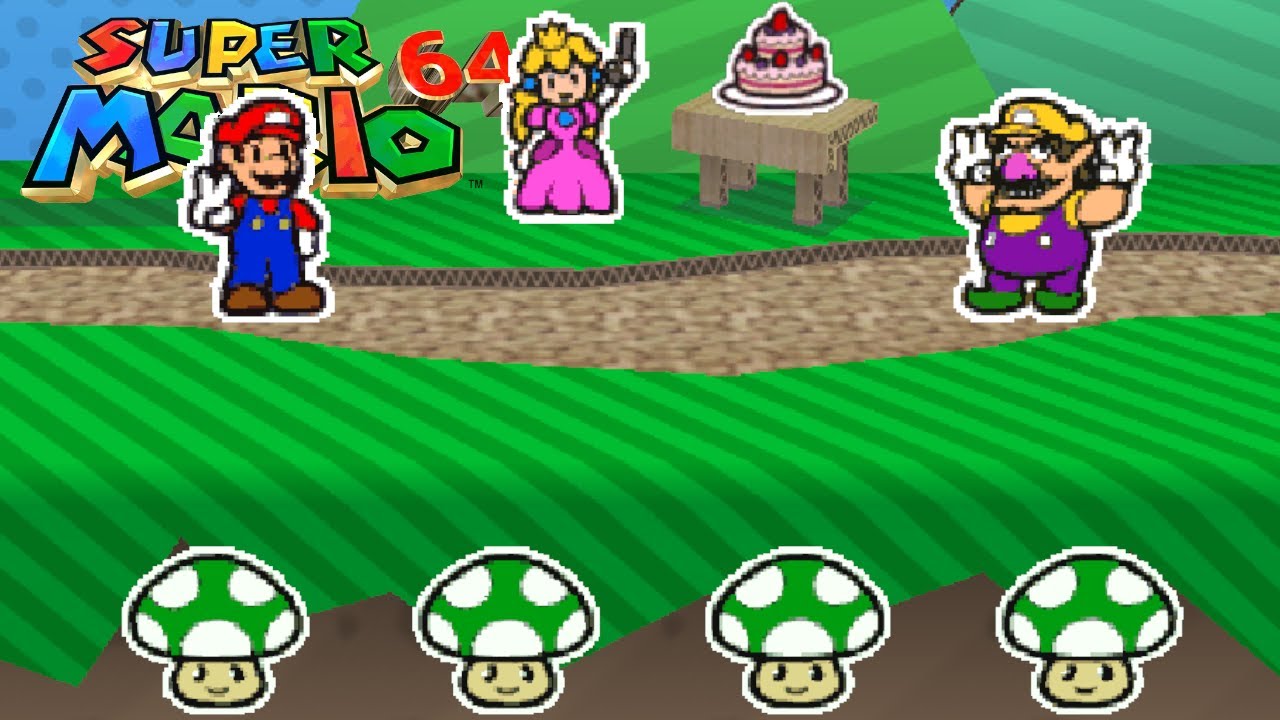 WarioWare in Super Mario 64