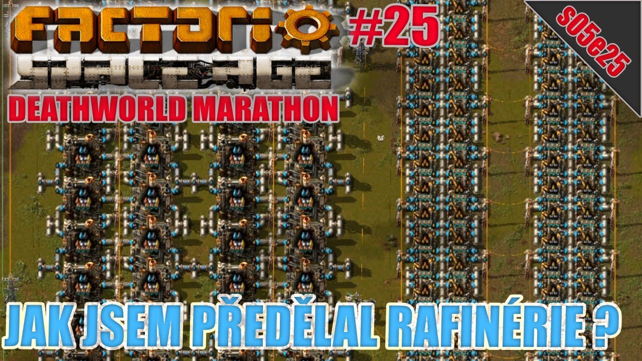 NOVÉ RAFINÉRKY !! | S05E25 | Factorio: Space Age - Maraton světa smrti