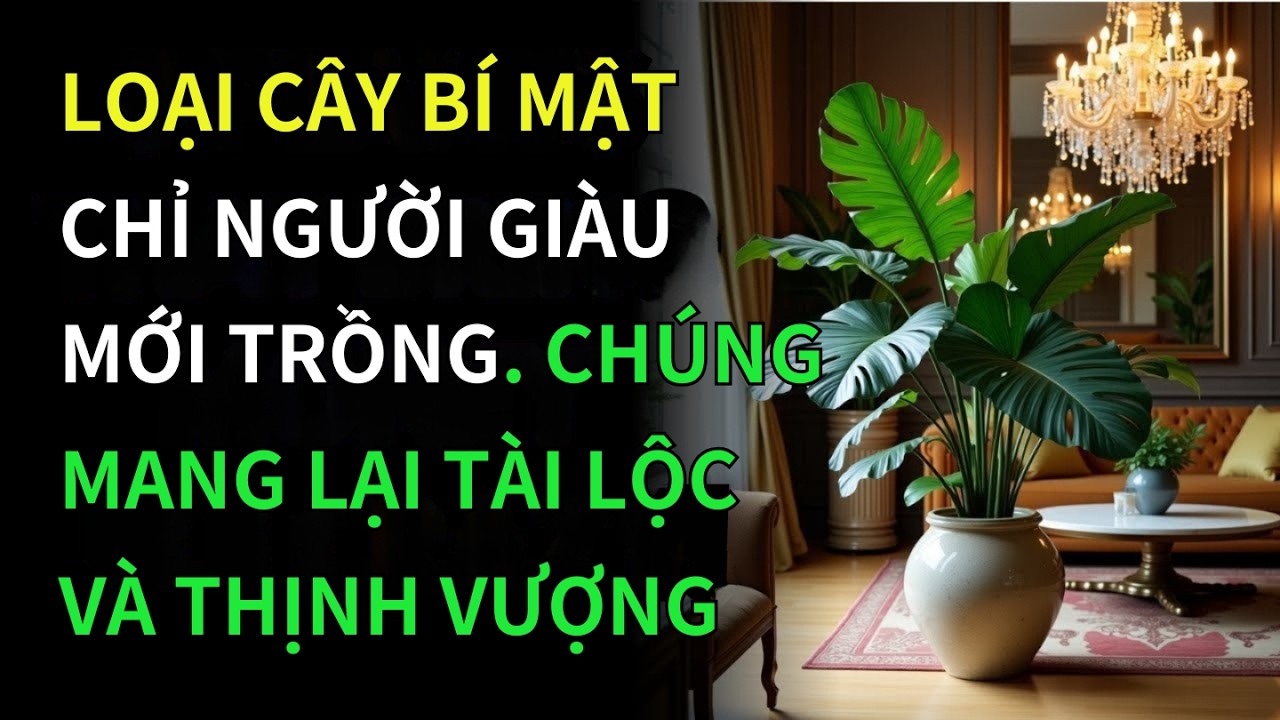 Cây Bí Mật Chỉ Người Giàu Mới Biết: Trồng Ngay Để Tăng Tài Lộc, Phát Tài! Phong Thủy Phật Giáo