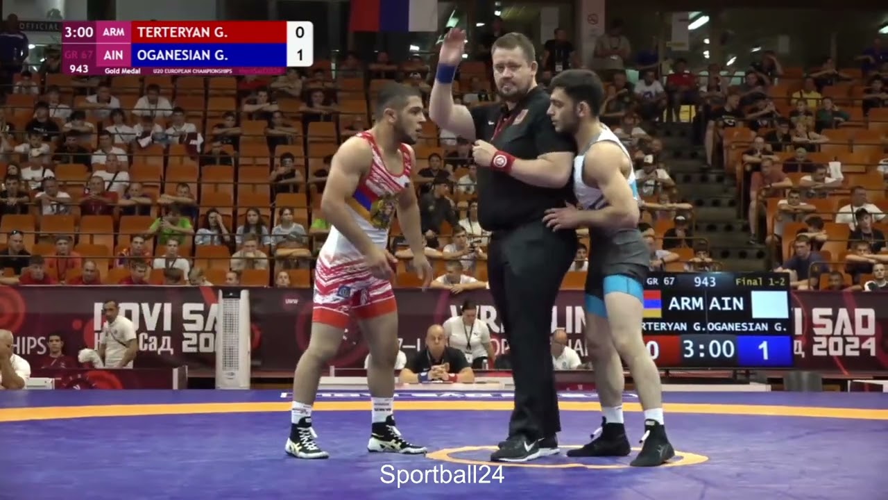 Gaspar Terteryan (ARM) - Grair Oganesian (AIN, RUS) | FINAL 67 kg Europe U20 Greco-Roman wrestling